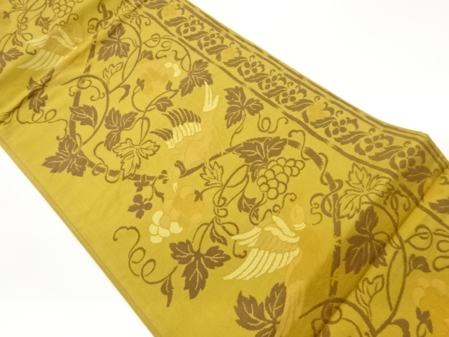 JAPANESE FUKURO OBI / WOVEN BIRD